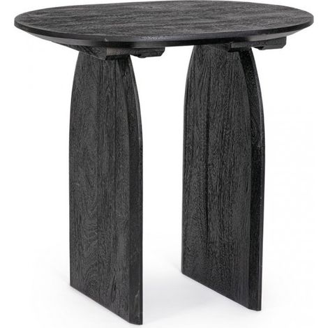 Tavolino monterrey nero, struttura in legno di mango, da assemblare, 60 x 45 (1/5)