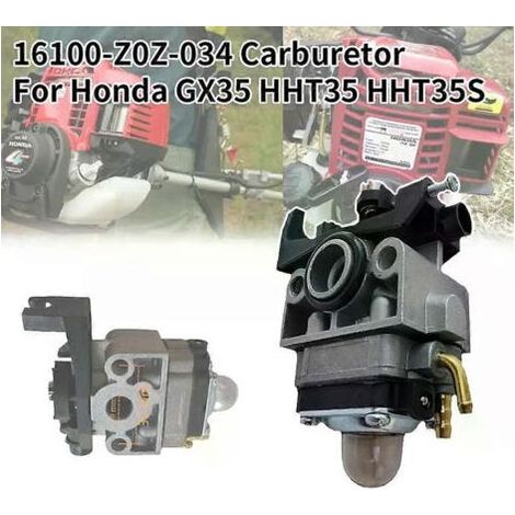 Carburateur 16100-Z0Z-034 pour débroussailleuse Honda GX25, GX35, GX25N, GX25T, UMK425, ULT425, UMS425, HHH25 et FG110 (remplace 1 pièce) (1/5)
