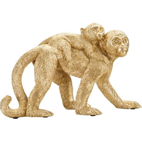 Scultura scimmia con cucciolo cm 29,5X11,5X18,5 - MONKUS (1/5)