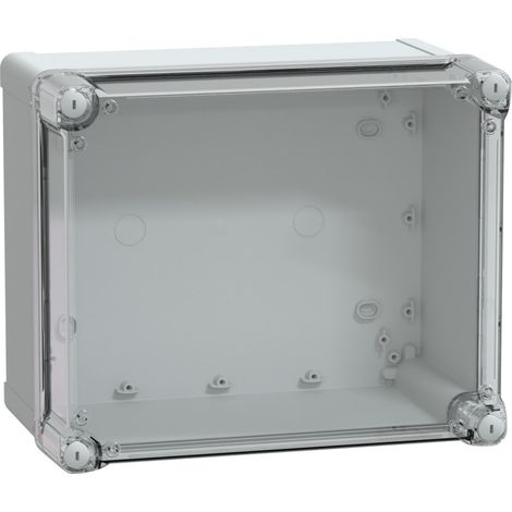 boite avec couvercle transparent - thalassa abs - 291 x 241 x 168 mm - schneider electric nsytbs292416ht (1/2)