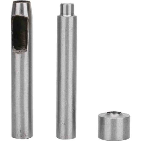 Lot de 3 poinçons ronds en acier inoxydable pour œillets de vêtements, diamètre 11,5 mm (1/5)