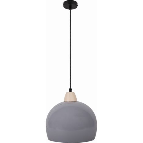 Suspension Candellux Monroe Ø25 grise E14 réglable