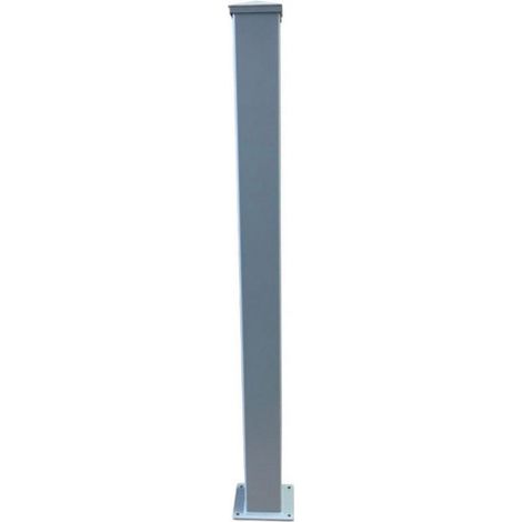 Poteau pour Clôture Koala RAL 7016 H1m option platine