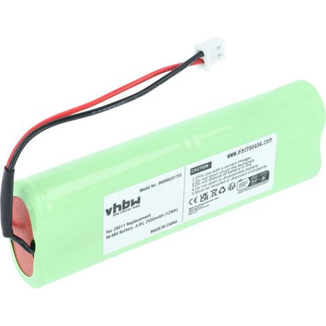 Batterie rechargeable NiMH 2500mAh 4,8V – Remplacement Hazet 29011 pour lampe de poche – Autonomie prolongée et sécurité optimale (1/4)