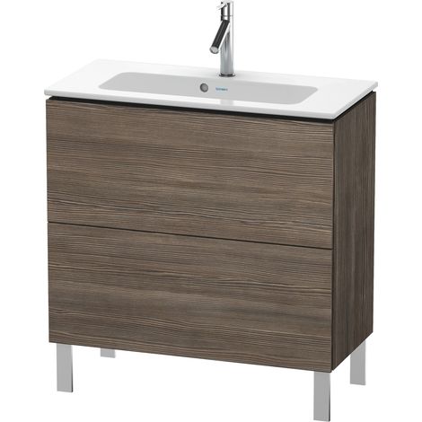 Unità Vanity Duravit L-Cube L-Cube Vanity verticale Compatto, 2 cassetti, larghezza: 820 mm, per Me by Starck 234283, colorazione: Pino Terra Decor Pine Terra - LC667405151 (1/4)