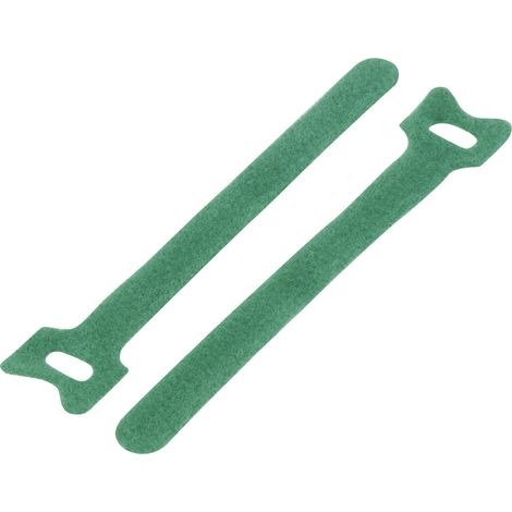 KSS MGT-135GN Klettkabelbinder zum Bündeln Haft- und Flauschteil (L x B) 135 mm x 12 mm Grün 1 St.
