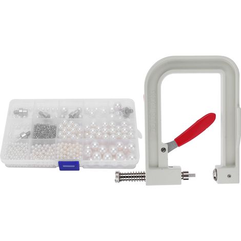 Machine à sertir perles manuelle - Outil de sertissage de perles pour bijoux DIY et accessoires de mode (1/5)