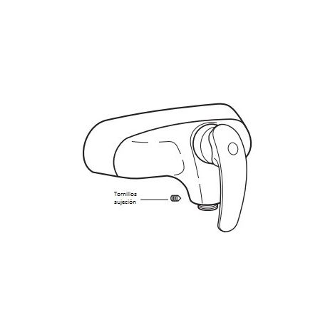 Tornillos sujeción para grifo de caño giratorio - ROCA