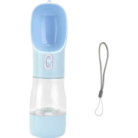 Bouteille d'eau 2 en 1 pour chien, portable et anti-fuite, idéale pour les voyages et activités en plein air (1/5)