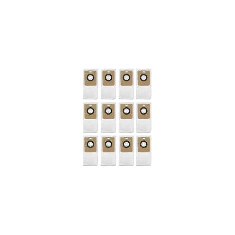 Bolsas para el polvo de 12 piezas para la aspiradora Xiaomi Dreame Bot D10 Plus Rls3d CREA-Crezuo