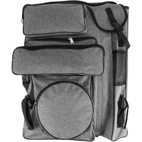 Sac à dos d'artiste en toile 4K imperméable pour outils de dessin (1/5)