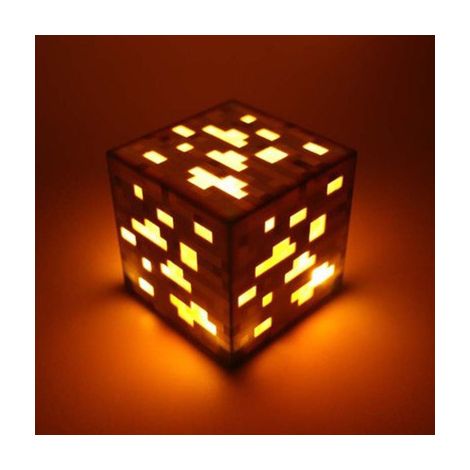 Lampe torche rechargeable Minecraft, périphérique de jeu, veilleuse, lampe de mineur, jouet, orange