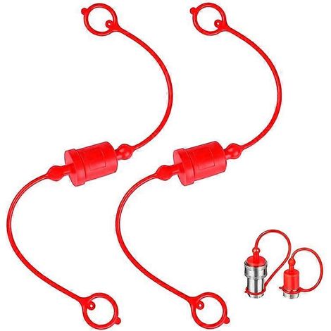 Bouchon anti-poussière mâle et couvercle de bouchon femelle pour raccord rapide hydraulique -B 1/4, compatible avec les raccords rapides hydrauliques (1/4)