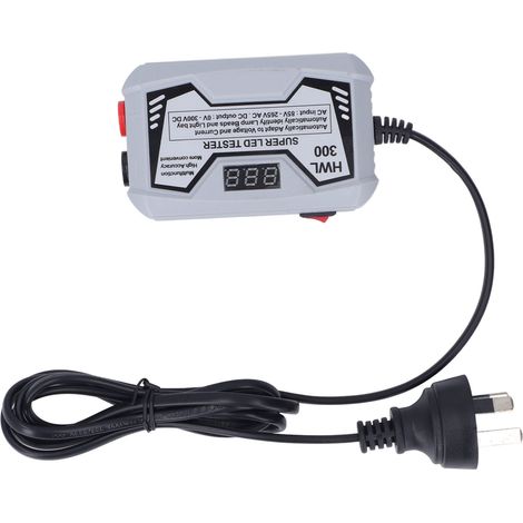 Testeur de LED et de bande lumineuse HWL-300 gris - Vérification sans démontage d'écran pour réparation de téléviseurs LCD à rétroéclairage, 85-265V, norme australienne, certifié CE/FCC (1/5)