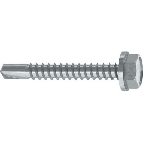 VITE AUTOPERFORANTE PER FERRO TE CON COLLARE mm. 5,5x50