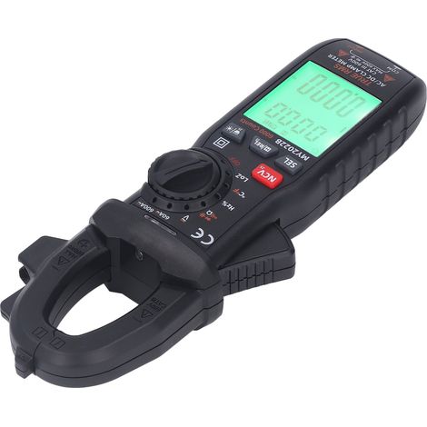 Zangenmultimeter mit Digitalanzeige, Amperemeter und Voltmeter, Prüfgerät für Wechsel- und Gleichstromkreise (1/5)