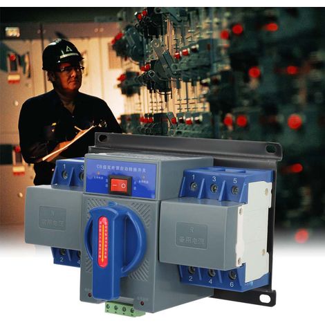 mini commutateur de transfert automatique double alimentation triphasé 63 A (1 pièce) (1/5)