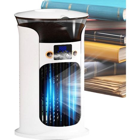 Tragbarer Ventilator – Verdunstungsluftkühler – Persönliche Kühlung – Leiser Betrieb – 16,3 cm – Einzigartig (1/5)