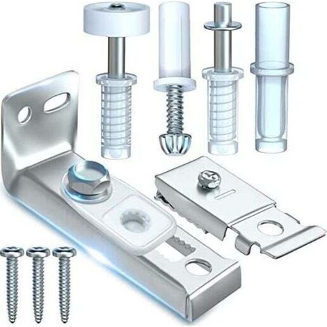 Kit de réparation pour portes pliantes , pièces de rechange pour garde-manger pliant, avec pivots supérieurs et inférieurs, supports et roulettes de guidage