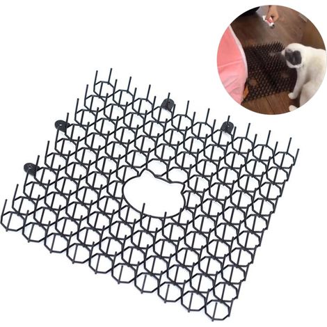 Lot anti-chat épineux en plastique, tapis de dissuasion pour animaux, protection de jardin contre chats et chiens, surface antidérapante