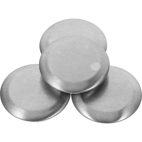 4 pièces Cache Trou Évier Inoxydable Couvercle (1/5)