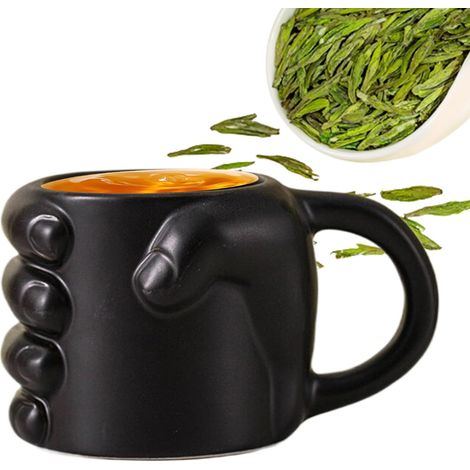 Adorable Tasse À Café Mugs à Poing Novateurs pour Thé  Tasse Polyvalente pour Décor d'Intérieur et Bureau, Idéale pour Thé, Lait, Jus, Boissons, Utilisation en Camping, (1/5)