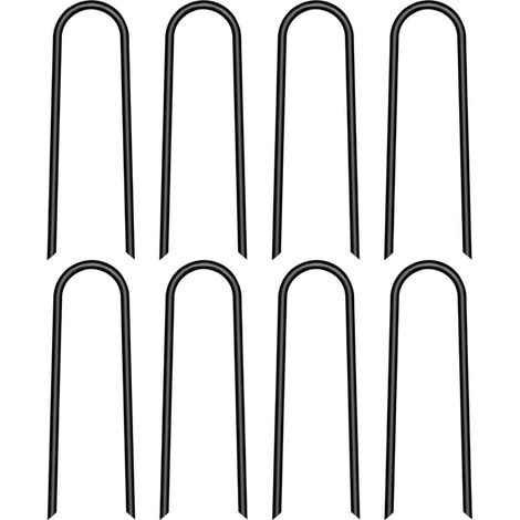 U Stakes for Ground, Trampoline Wind Stakes, Ensemble de 8 enjeux de Trampoline de Trampoline en Forme de Vent en Forme de Vent Fo (1/4)
