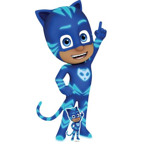 Figurine en carton Pyjamasques Yoyo le doigt levé - Haut - 93 cm (1/5)