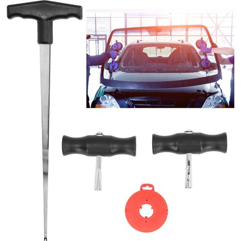 Kit d'outils de démontage de pare-brise de voiture en 4 pièces (1/5)