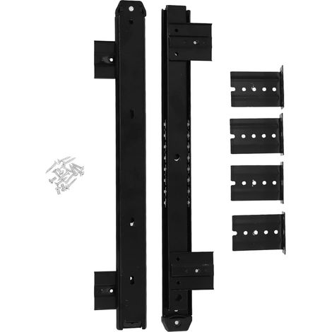 Glissières de tiroir à extension complète pour plateau clavier, guides (1/5)