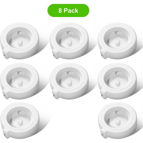 Confezione da 8 filtri di ricambio per dispenser d'acqua per animali domestici a gravità da 3,6L/4,6L/6L/8L, filtro di ricambio per acqua per cani YOIHABV, tripla filtrazione per animali domestici (1/5)