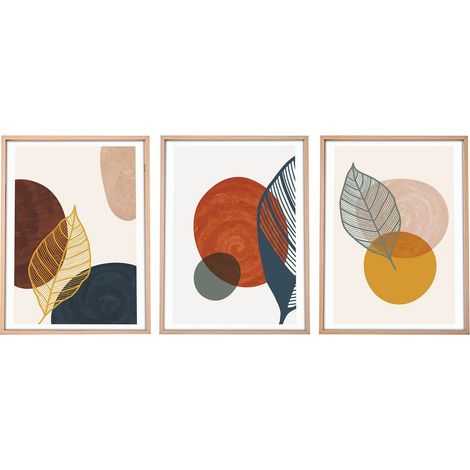 Quadro da parete in MDF con cornice Painting Multicolore (1/5)