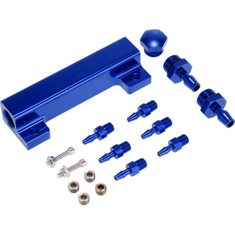 Turbinenabgasdruckbegrenzungsventil verbessert Vakuumansaugkrümmer 6-Port-Adapter 1/8 NPT (1/4)