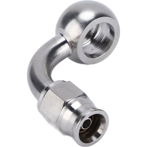 Raccord de flexible de frein AN-3 à œillet banjo, adaptateur en acier inoxydable à 90°, accessoires automobiles (1/5)