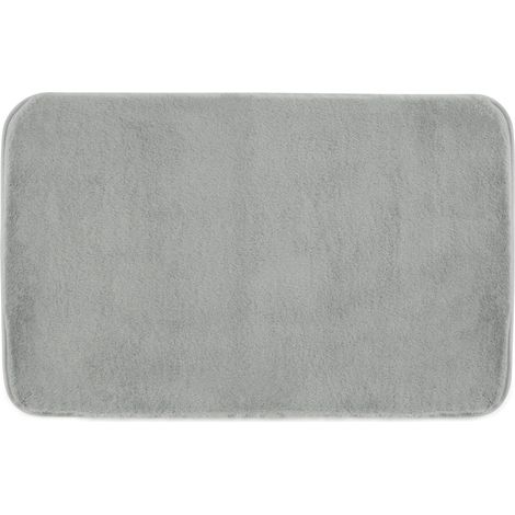 Tappeto Bagno 50X80 Cm Grigio Antiscivolo  Fresia
