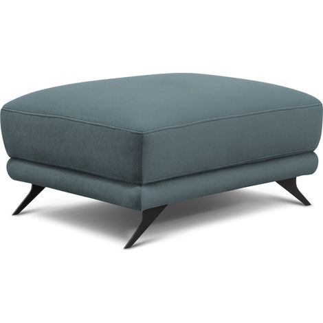 Pouf en velours MAGY – Confort tout en douceur-Vert forêt (1/3)