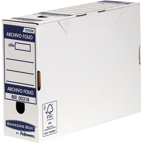 0031802 archivador organizador Azul, Blanco