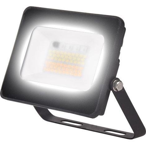 Voltman – Projecteur extérieur 1200lm 6500K IP65 étanche – Télécommande incluse – Aluminium noir pour éclairage jardin (1/6)
