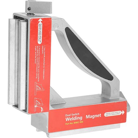 Dispositivo de soldadura magnética con interruptor doble de 90 grados, potente soporte magnético para soldador. (1/5)