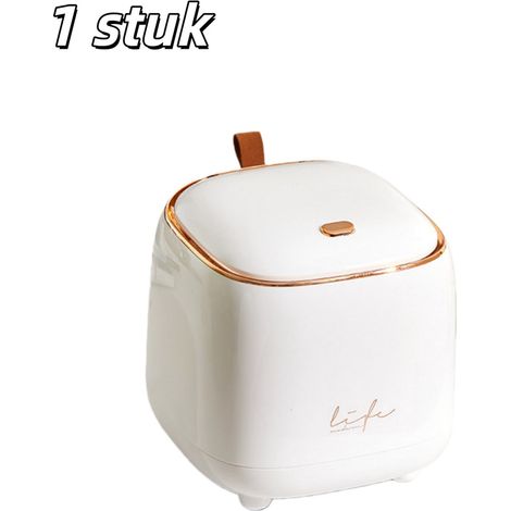 1 pièce - Poubelle - Poubelle - Push Button - Square with Lid - Poubelle pour le salon - Convient pour les bureaux dans 15, 14.5 (1/5)