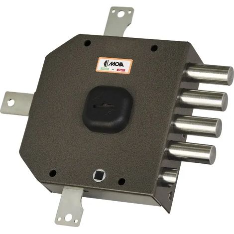 Serratura Moia A416Dx Quintuplice a Doppia Mappa per Porta Destra con 4 Catenacci e Interasse di 26 mm (1/2)