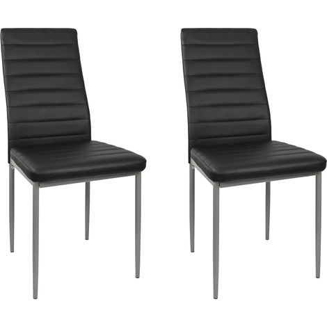 Pack de 2 Sillas Avat para Salón Comedor Estilo Moderno en Color Negro (1/5)