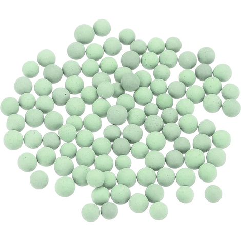 Cailloux d'Argile 3-5mm 0,22 Lbs Vert Jardinage Boules en Pot pour la Culture Hydroponique, Fournitures de Vases, Décoration de Bonsaï (1/5)