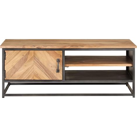 Maison Exclusive - Table basse 90x50x35 cm Bois d'acacia massif (1/5)