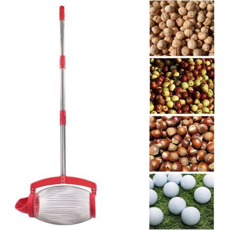 Ramasseur de Noix et de Balles de Golf Outil de Jardin Facile à Utiliser pour Récolter des Noix et des Balles de Golf Modèle Inclinable- (1/5)