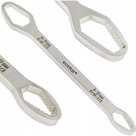 Clé plate universelle à douille Torx ajustable multifonction 8-22 mm en acier forgé (1/3)