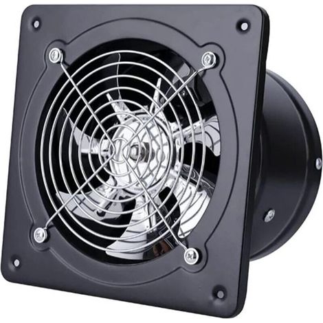 50W Extraction Fan Vent - Black - RAPANDA (1/4)