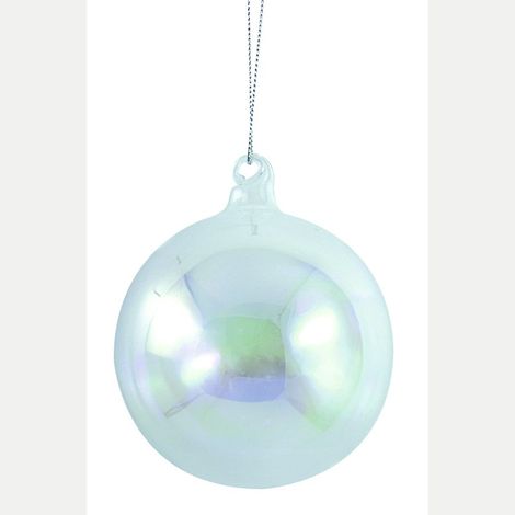 SFERA VETRO BOLLA DI SAPONE IRIDESCENTE D.100 MM