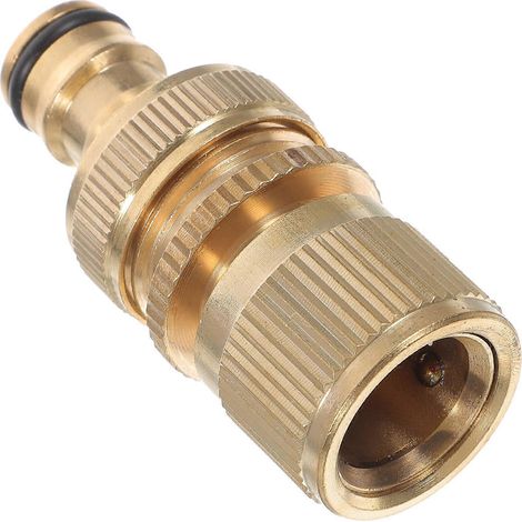 Adaptateur pour tuyau d'arrosage, lot de 4 connecteurs rapides, idéal pour nettoyeur haute pression, joint étanche 3/4 pouce. (1/5)