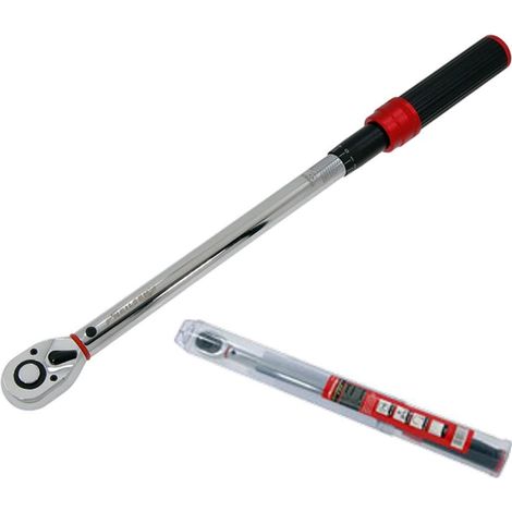 Neilsen Torque Wrench 40 - 220Nm 1/2" Square Drive Reversible Ratchet Spanner